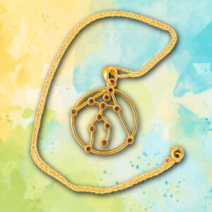 pingente comcolar 013 – PINGENTE ADEN COM GARGANTILHA - MAGNETIZADO DOURADO
