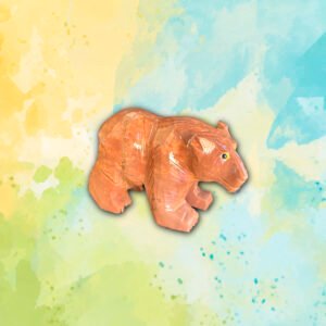 ursos02 048 – PEDRA ESCULPIDA MAGNETIZADA - URSO