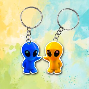 018-02 – CHAVEIROS ALIEN COMPANHEIRO -AZUL + AMARELO