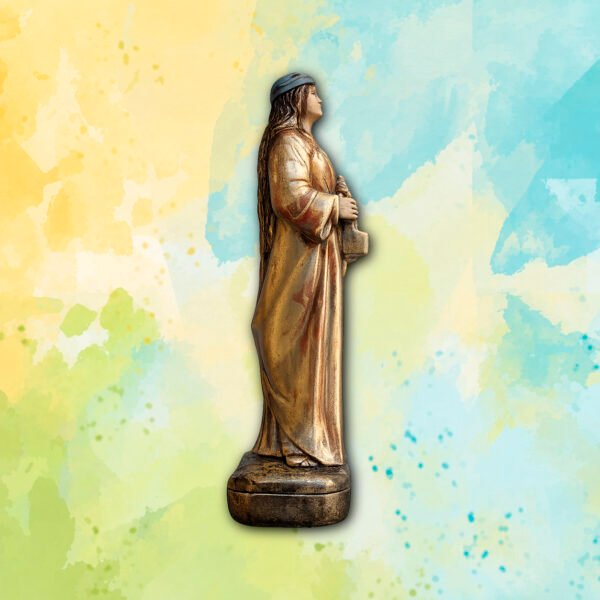 031 - 02- SANTA CECÍLIA 22 CM - MAGNETIZADA - MELHORAR A VIBRAÇÃO ESPIRITUAL, AUXÍLIO NAS ARTES
