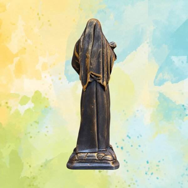 031 - 00- SANTA RITA 27 CM - MAGNETIZADA - CORTE DE LAÇOS FAMILIARES DESFAVORÁVEIS